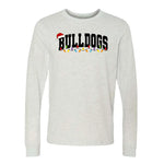 Bulldog Christmas Lights Long Sleeve