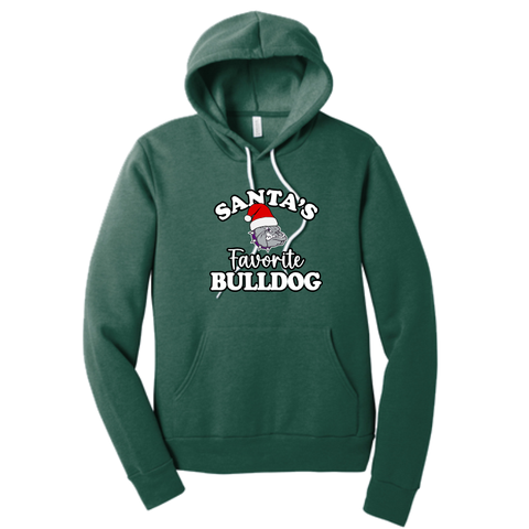 Santa's Favorite Bulldog Soft Hoodie