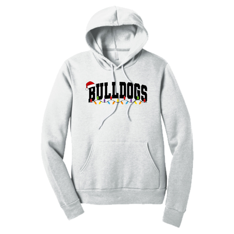 Bulldogs Christmas Lights Soft Hoodie