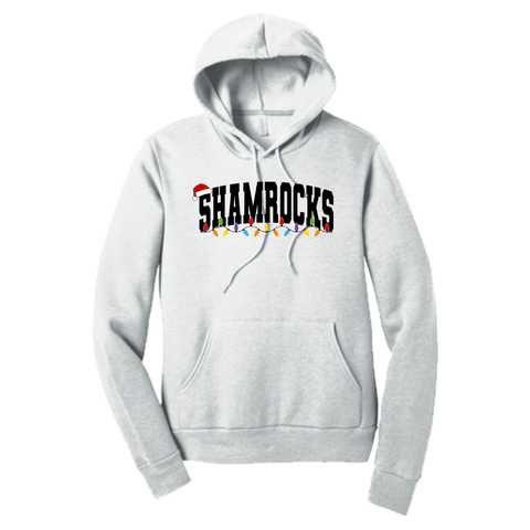 Shamrocks Christmas Lights Soft Hoodie