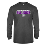 Brownsburg Bulldogs Black Heather Long Sleeve