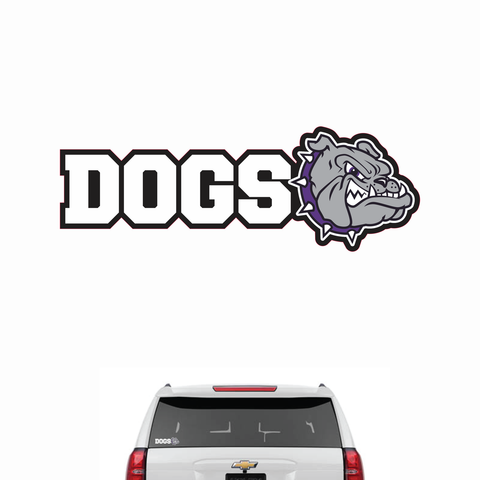 5.6" Dogs Car Decal - Rose Promos