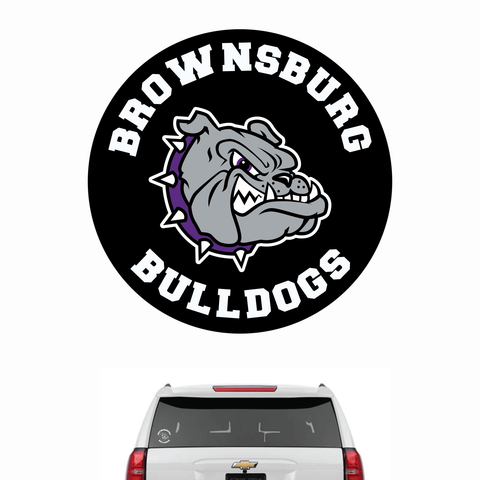 5" Brownsburg Car Decal - Rose Promos