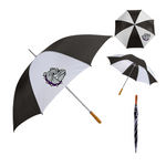 60" Bulldog Umbrella - Black & White -In Store Pickup Only, not eligible for shipping. - Rose Promos