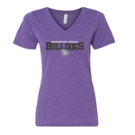 Brownsburg, IN Bulldogs Ladies Triblend Tee