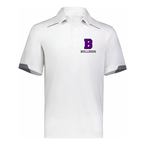 B-Bulldogs Polo-White - Rose Promos