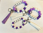 Brownsburg Bracelet Keychains - Rose Promos