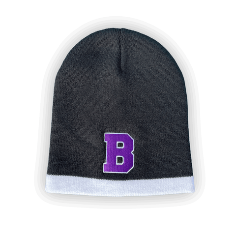 Brownsburg Two-Tone Knit Beanie - Rose Promos