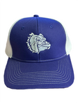 Purple Embroidered Bulldog Hat