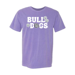 Bulldog Sparkle Comfort Colors Tee