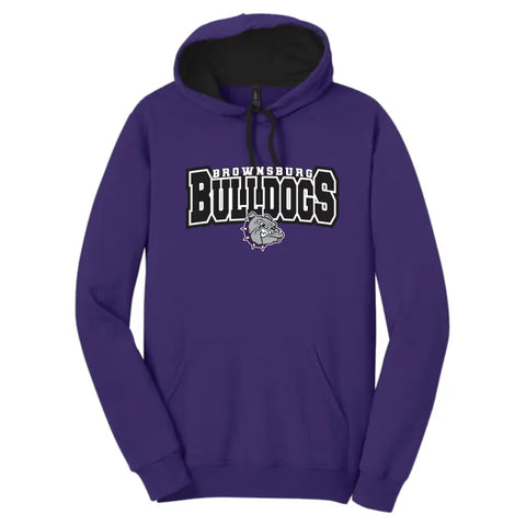 Brownsburg Purple Concert Fleece Hoodies