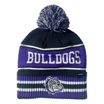 Bulldogs Beanie w/ Embroidered Bulldog - Rose Promos