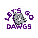 Let's Go Dawgs Decal - Rose Promos